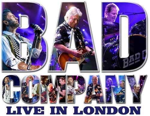 BAD COMPANY - LIVE IN LONDON Blue Vinyl LP