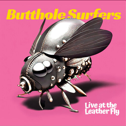 BUTTHOLE SURFERS - LIVE AT THE LEATHER FLY Yellow/Red Vinyl LP