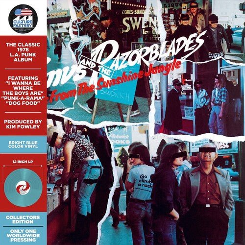 VENUS & THE RAZORBLADES - SONGS FROM THE SUNSHINE JUNGLE Blue Vinyl LP