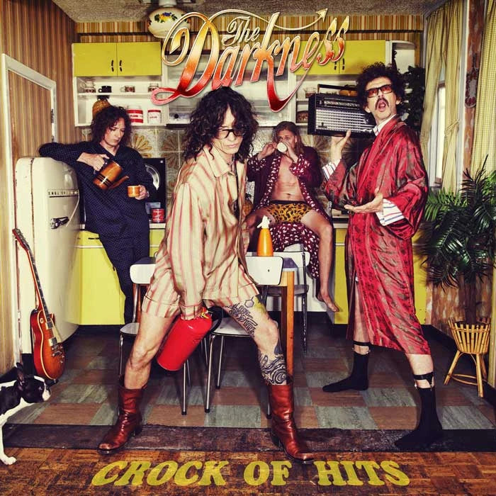 DARKNESS - CROCK OF HITS Red & Yellow Vinyl LP
