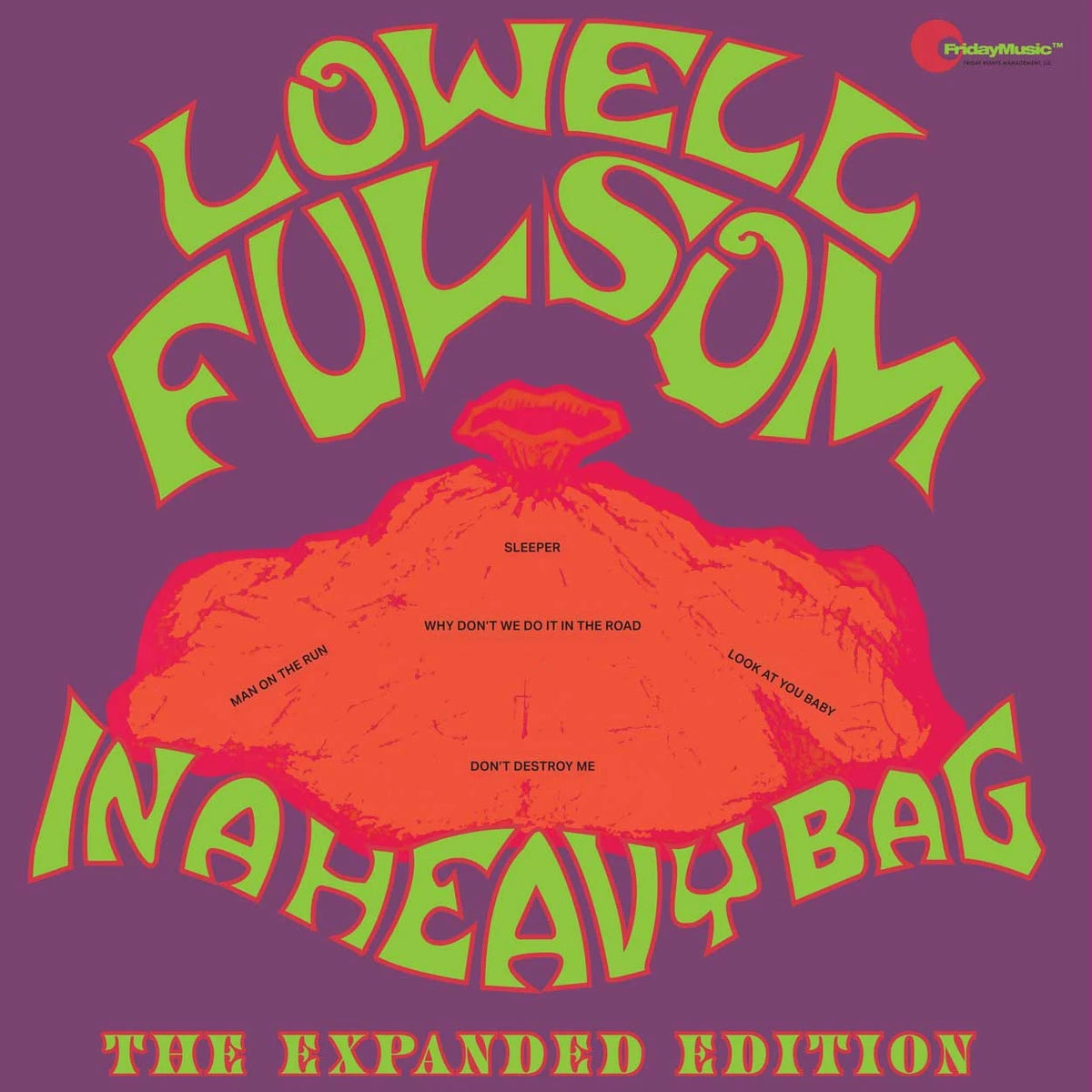 FULSOM,LOWELL - IN A HEAVY BAG 55th Anniversary Red Vinyl LP