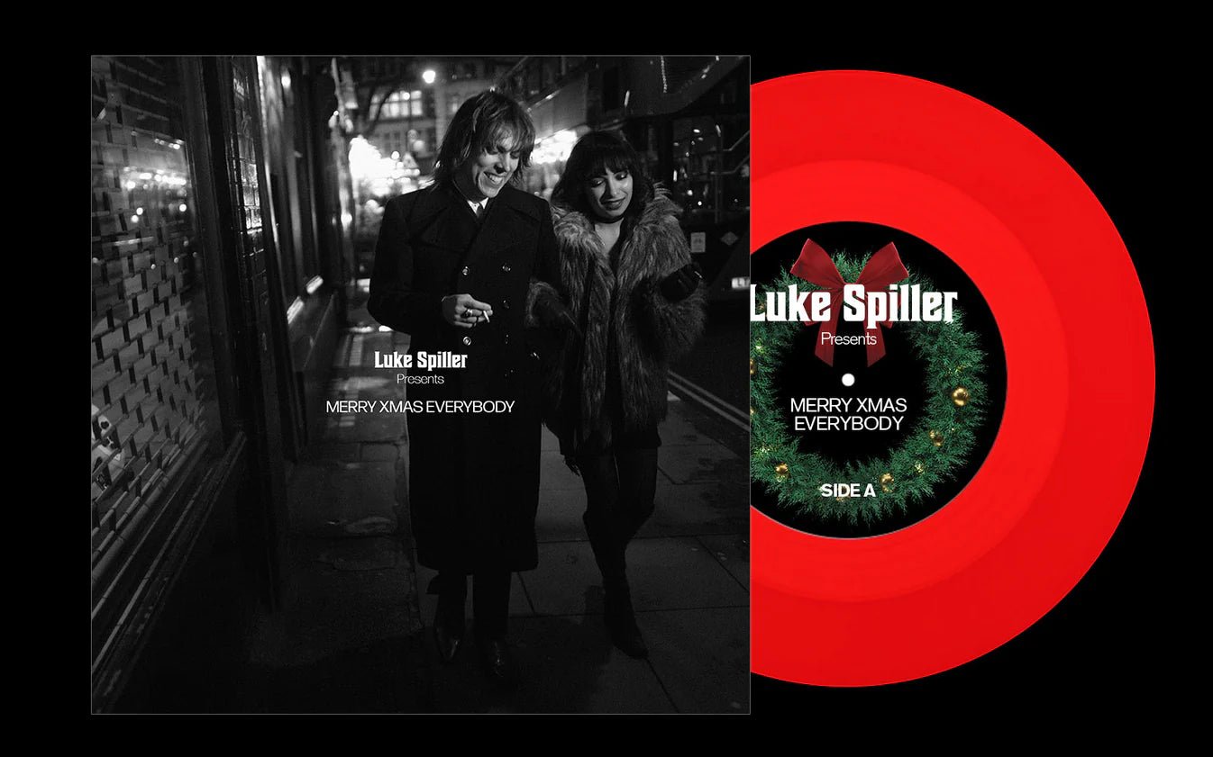 Luke Spiller - Love Will Probably Kill Me Before Cigarettes And Wine (Tour Edition) & MERRY XMAS EVERYBODY 7" w/ AUTOGRAPHED INSERT RED VINYL