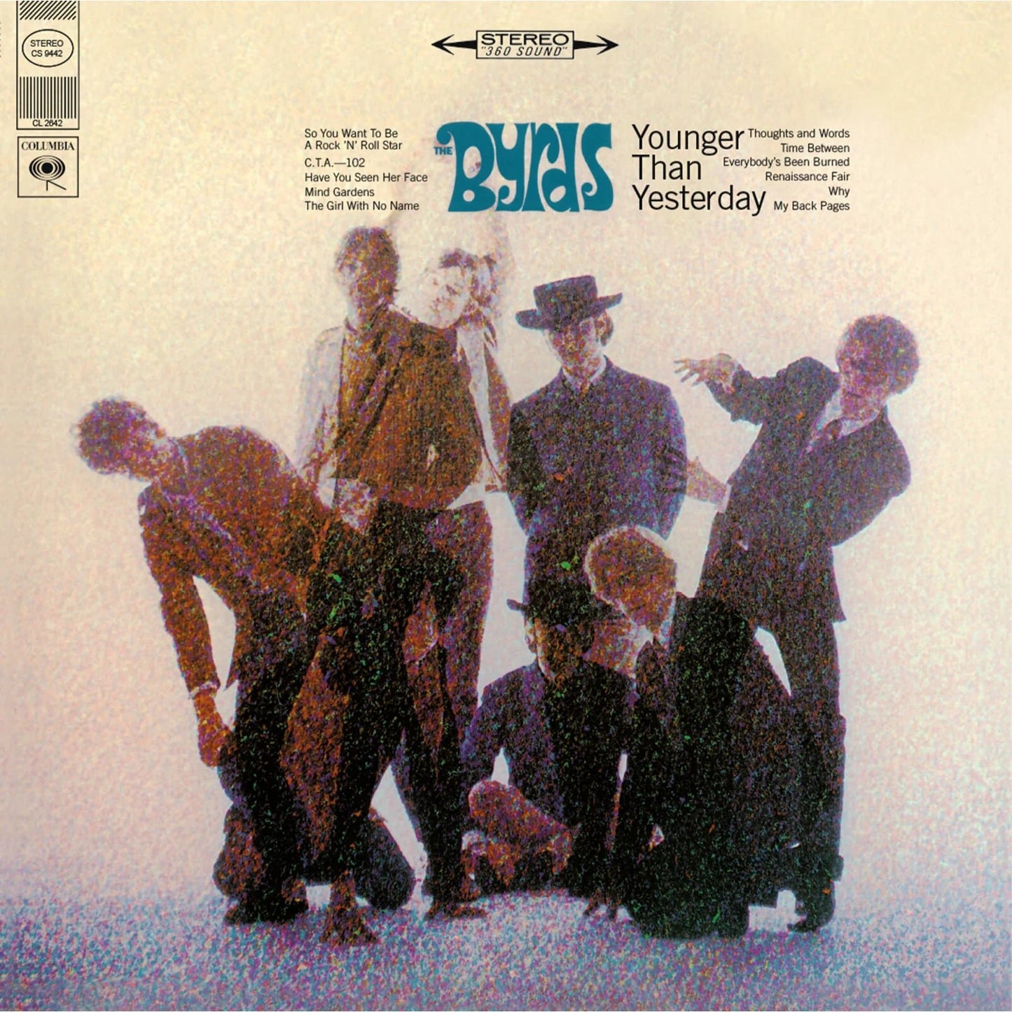 BYRDS - YOUNGER THAN YESTERDAY Turquoise Colored Vinyl LP