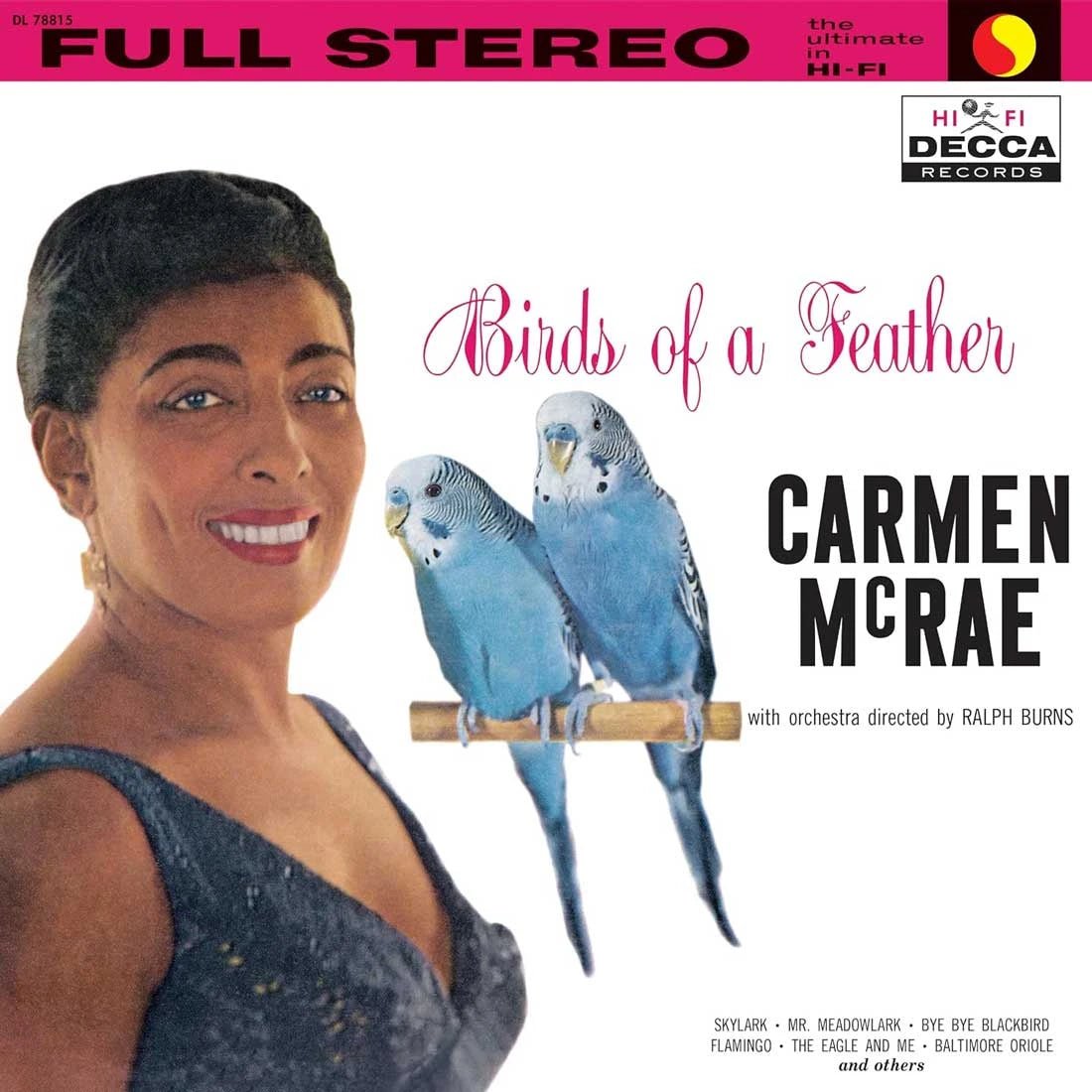 MCRAE,CARMEN - BIRDS OF A FEATHER VERVE VAULT SERIES Vinyl LP