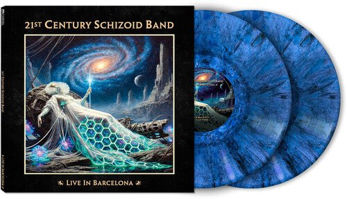 21ST CENTURY SCHIZOID BAND - LIVE IN BARCELONA - BLUE MARBLE Vinyl LP