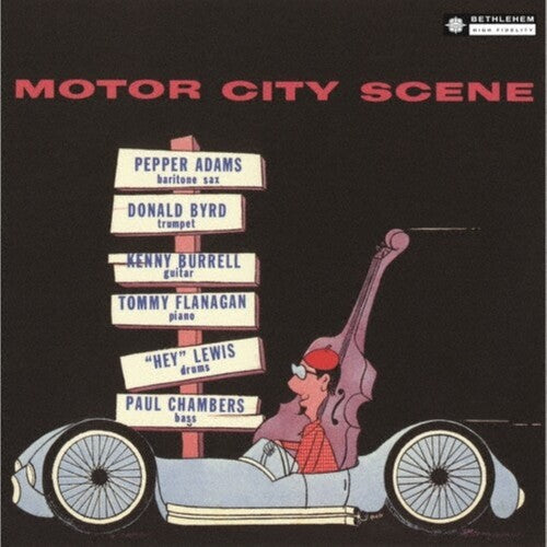 BYRD,DONALD / ADAMS,PEPPER - MOTOR CITY SCENE LIMITED EDITION Vinyl LP