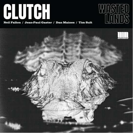 CLUTCH - Wasted Lands Yellow Black Marble Vinyl LP