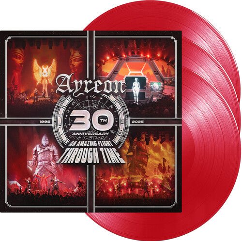 AYREON - 30TH ANNIVERSARY - AN AMAZING FLIGHT THROUGH TIME Red Vinyl LP