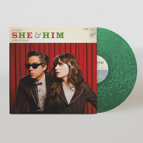 VERY SHE & HIM CHRISTMAS - TRANSLUCENT GREEN