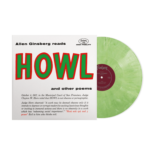 GINSBERG,ALLEN - HOWL AND OTHER POEMS Eco-Friendly Green Blend Vinyl LP