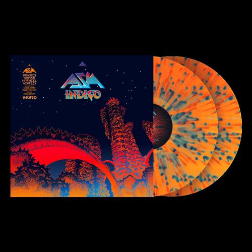 ASIA - INDIGO Vinyl Orange Blue Splatter Vinyl LP