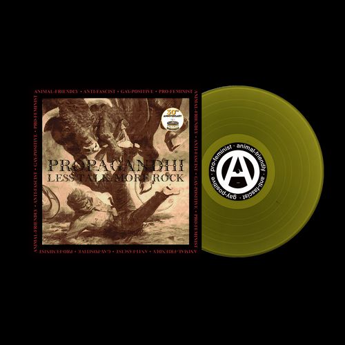 PROPAGANDHI - LESS TALK, MORE ROCK Olive Green Vinyl LP