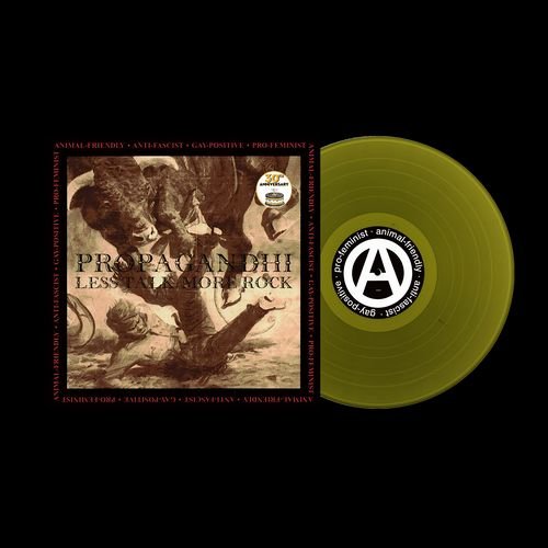 PROPAGANDHI - LESS TALK, MORE ROCK Olive Green Vinyl LP
