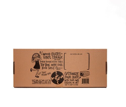 Vinyl Styl VS-RS-05 Metro LP Crate 12 Inch LP Record Storage 85 to 95 Capacity