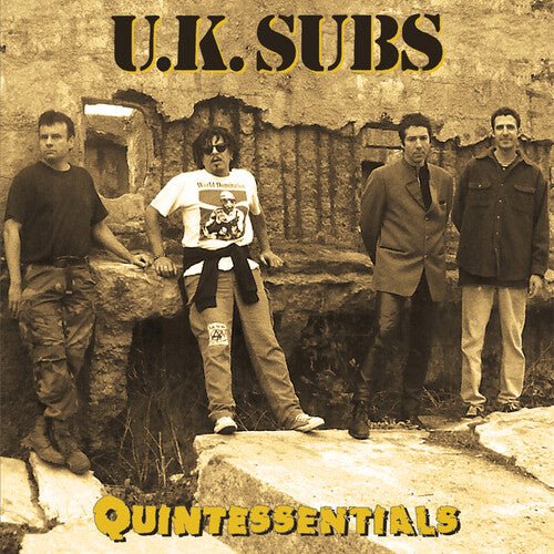 QUINTESSENTIALS - YELLOW/BLACK SPLATTER