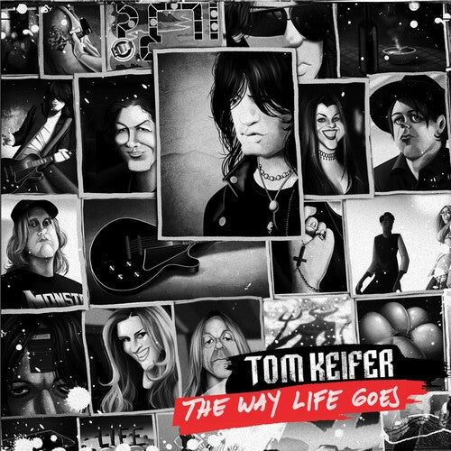 WAY LIFE GOES - RED/BLACK/WHITE SPLATTER