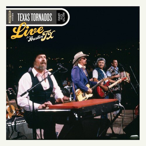 TEXAS TORNADOS - LIVE FROM AUSTIN, TX (IEX) RED, WHITE, BLUE Vinyl LP