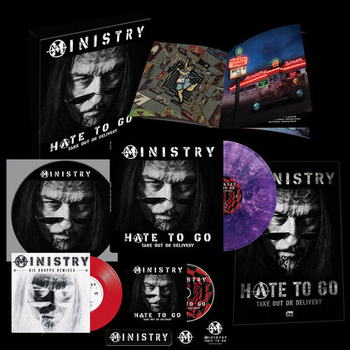 MINISTRY - HATE TO GO: TAKE OUT OR DELIVERY Purple Vinyl LP