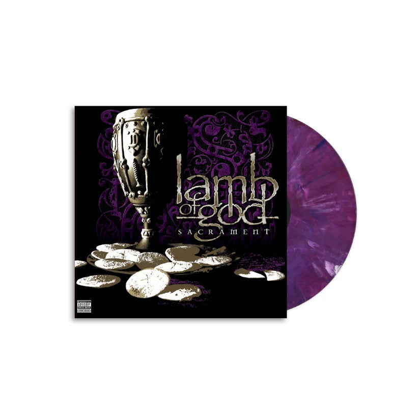 LAMB OF GOD - SACRAMENT Blackened Purple Vinyl LP