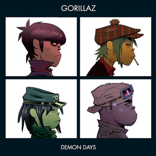 GORILLAZ - Demon Days Half-Speed Mastered Green, Purple, & Red Vinyl LP