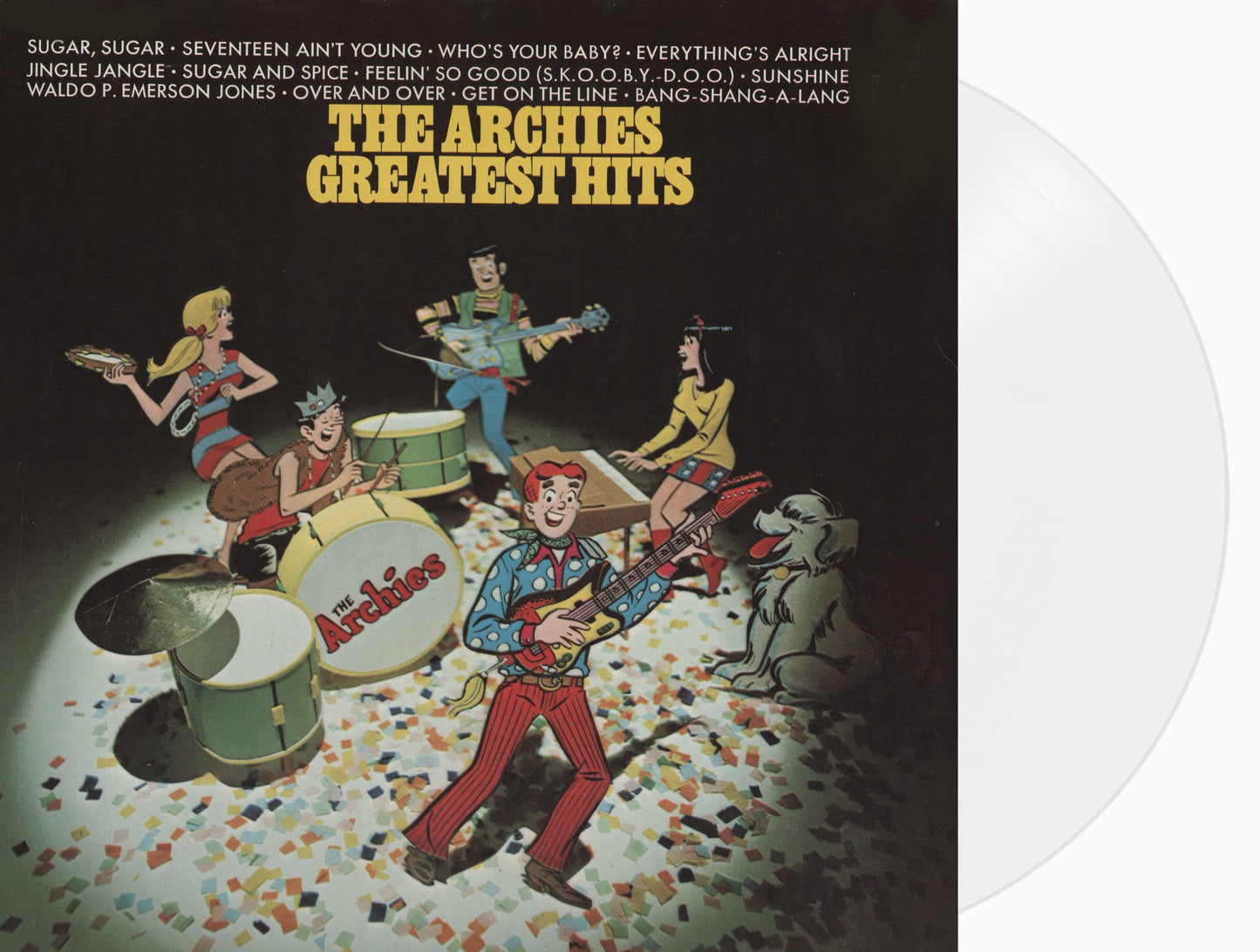THE ARCHIES - THE ARCHIES GREATEST HITS 55TH ANNIVERSARY SUGAR SUGAR WHITE Vinyl LP