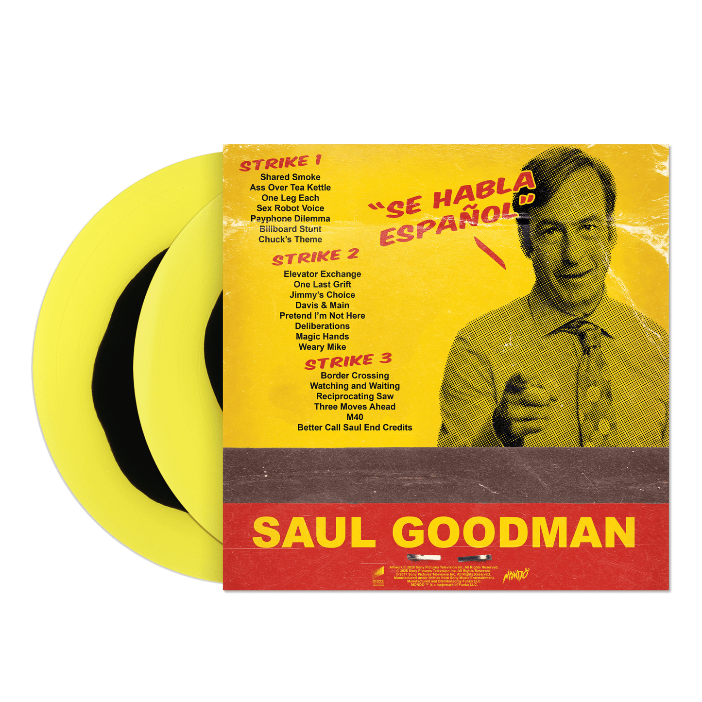 Better Call Saul - Vol 1 (10th Anniversary Edition) 2 Colored Vinyl LP