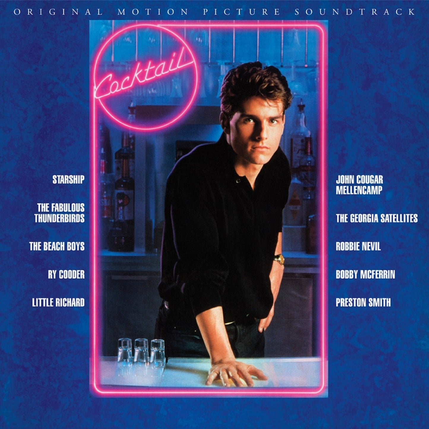 COCKTAIL ORIGINAL MOTION PICTURE SOUNDTRACK KOKOMO BLUE Vinyl LP