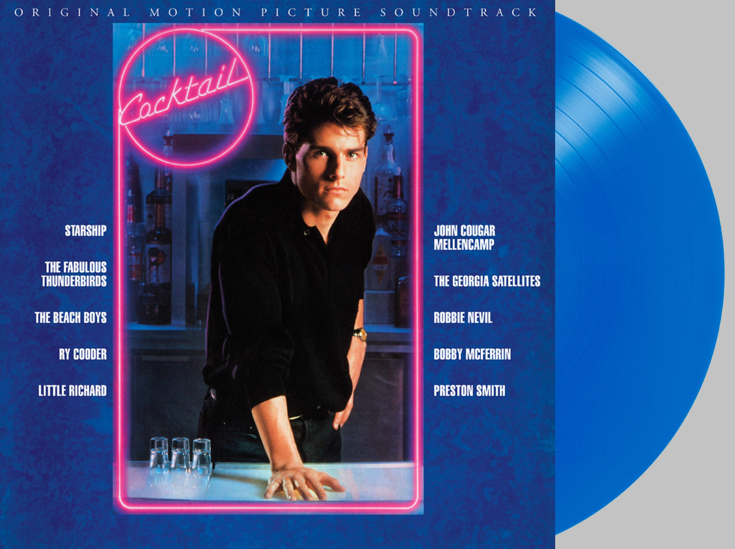 COCKTAIL ORIGINAL MOTION PICTURE SOUNDTRACK KOKOMO BLUE Vinyl LP