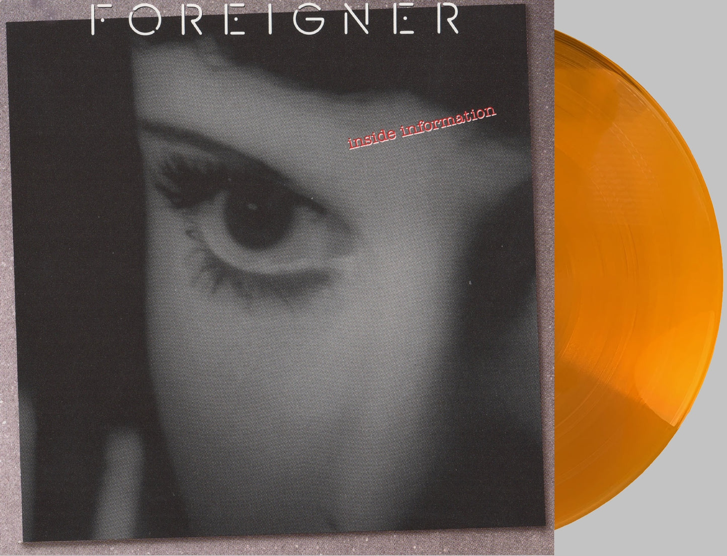 FOREIGNER - INSIDE INFORMATION Gold Vinyl LP