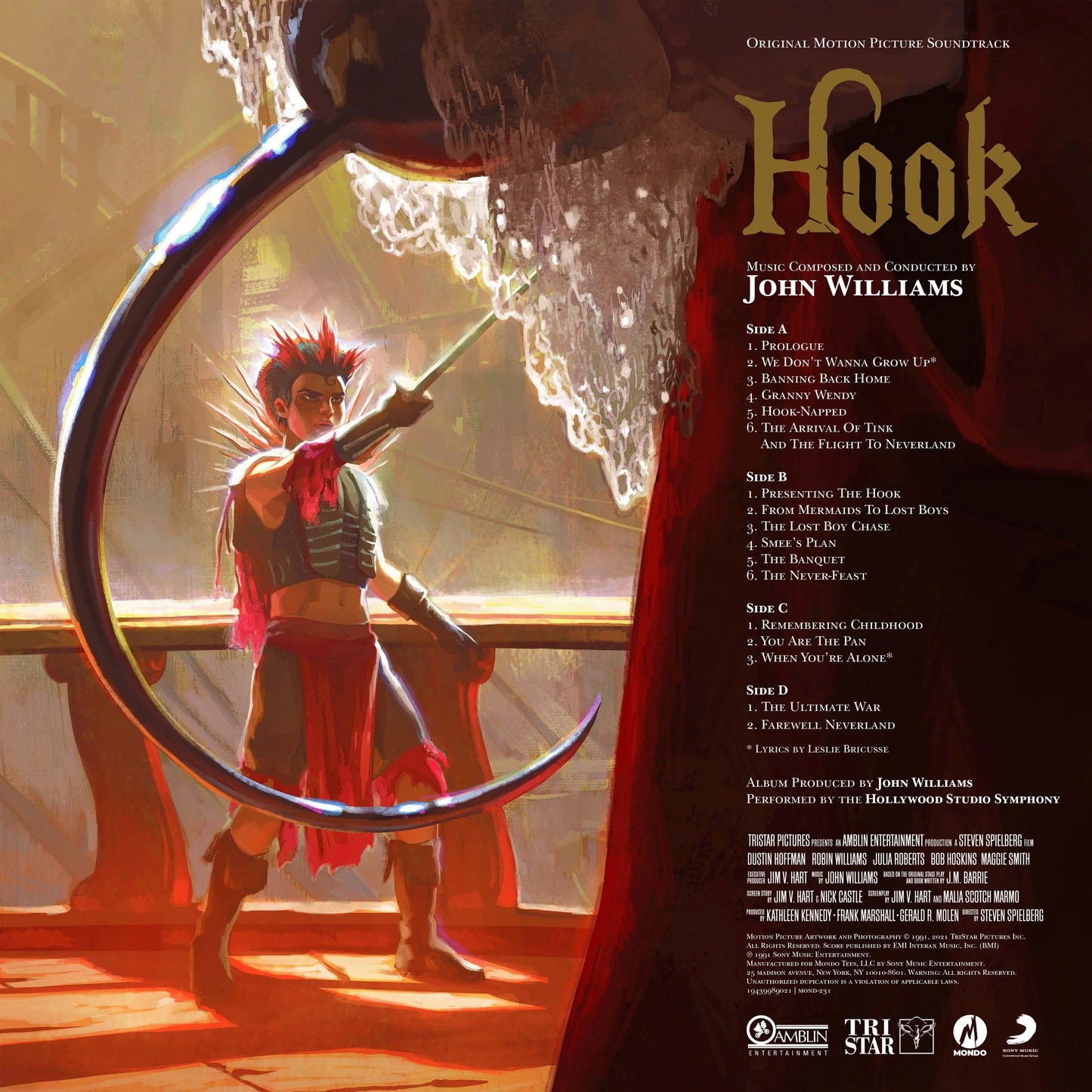 John Williams - Hook Original Motion Picture Soundtrack Vinyl LP