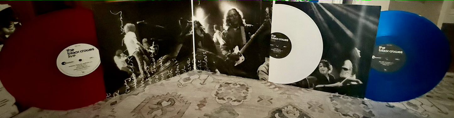 The Black Crowes - Live (Red, White and Blue Vinyl/Limited Edition) 3 Vinyl LP