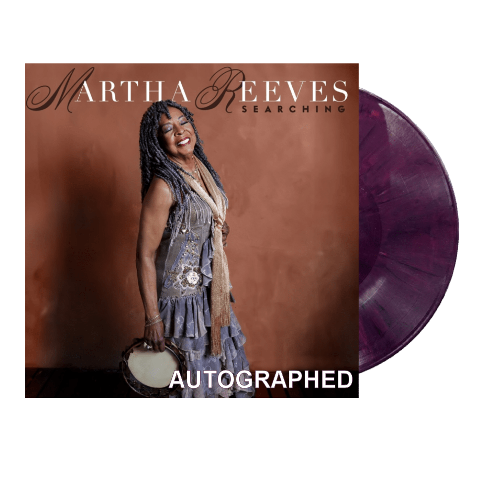MARTHA REEVES- Searching Autographed Purple Vinyl LP