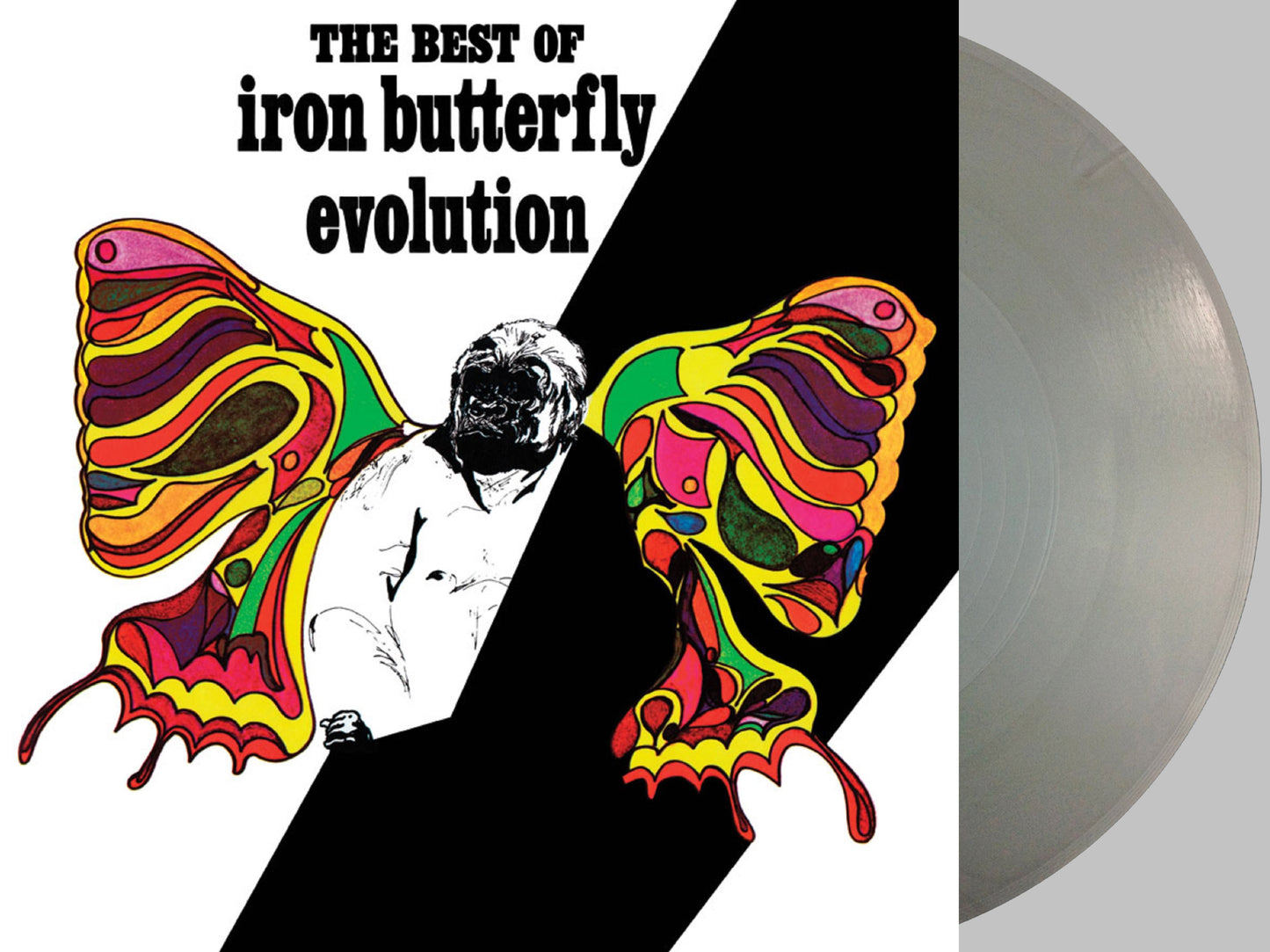IRON BUTTERFLY - THE BEST OF IRON BUTTERFLY - EVOLUTION 180 GRAM METALLIC SILVER Vinyl LP