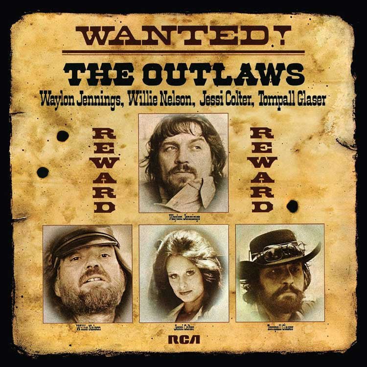 JENNINGS,WAYLON / NELSON,WILLIE / COLTER,JESSIE - WANTED! THE OUTLAWS 50th Anniversary Gold Vinyl LP