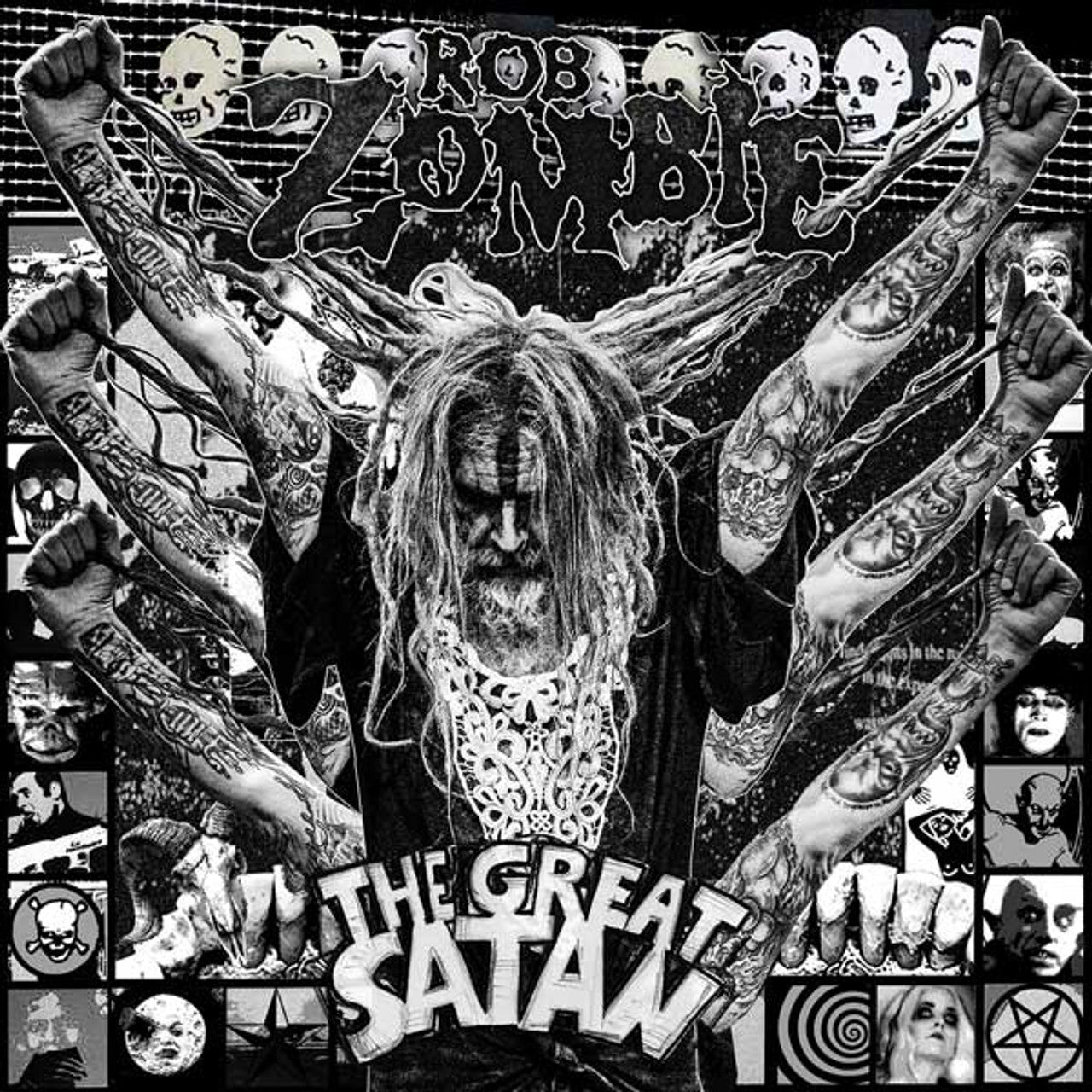 ROB ZOMBIE - THE GREAT SATAN - GHOSTLY BLACK Vinyl LP