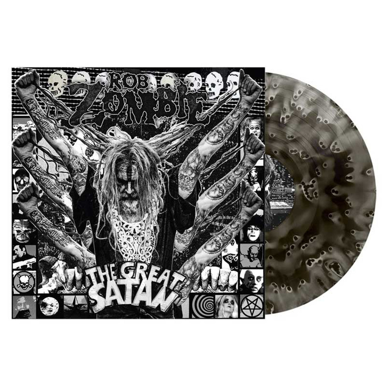 ROB ZOMBIE - THE GREAT SATAN - GHOSTLY BLACK Vinyl LP