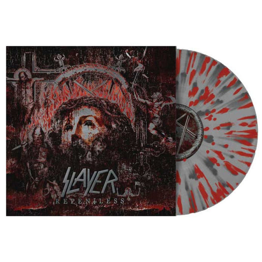 SLAYER - REPENTLESS - 10TH ANNIVERSARY EDITION INDIE EXCLUSIVE - CLEAR SILVER RED SPLATTER Vinyl LP