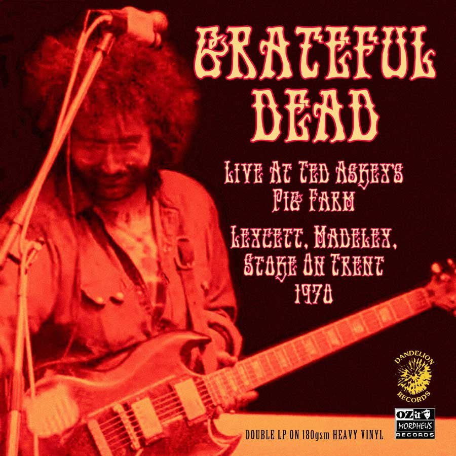 GRATEFUL DEAD - LIVE AT TED ASKEY'S PIG FARM 1970 RED Vinyl LP