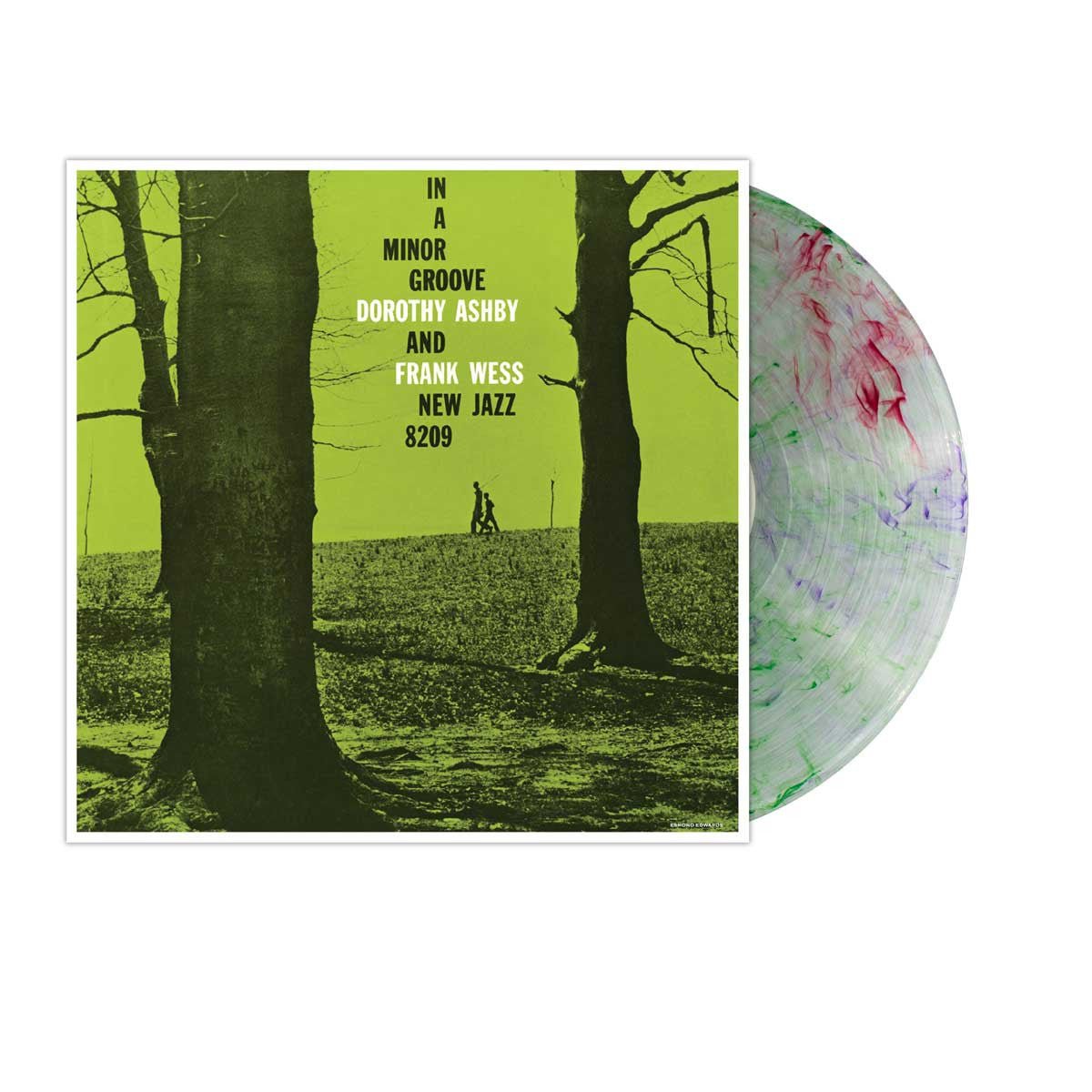 ASHBY,DOROTHY / WESS,FRANK - IN A MINOR GROOVE - CLEAR WITH RED/GREEN/PURPLE Vinyl LP
