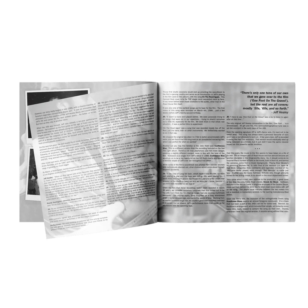 Jeff Healey - ROAD HOUSE: THE LOST SOUNDTRACK VINYL LP