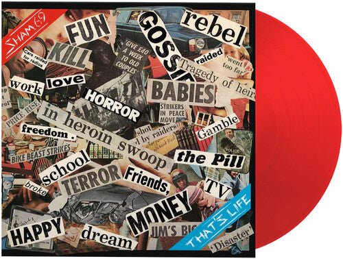 SHAM 69 - THAT'S LIFE Red Vinyl LP