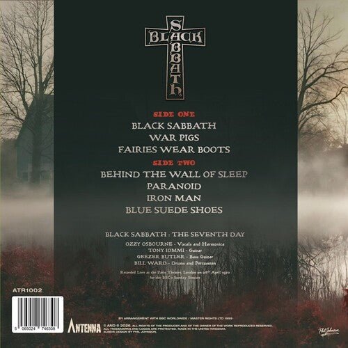 BLACK SABBATH - SEVENTH DAY Colored Vinyl LP