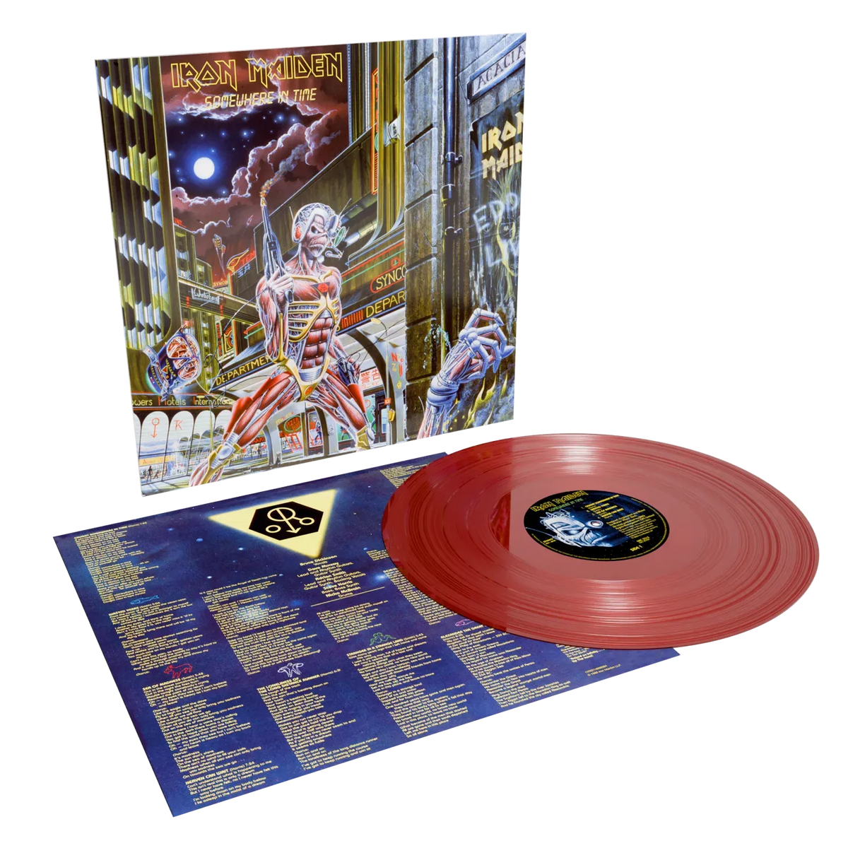 IRON MAIDEN - Somewhere in Time Oxblood Vinyl LP