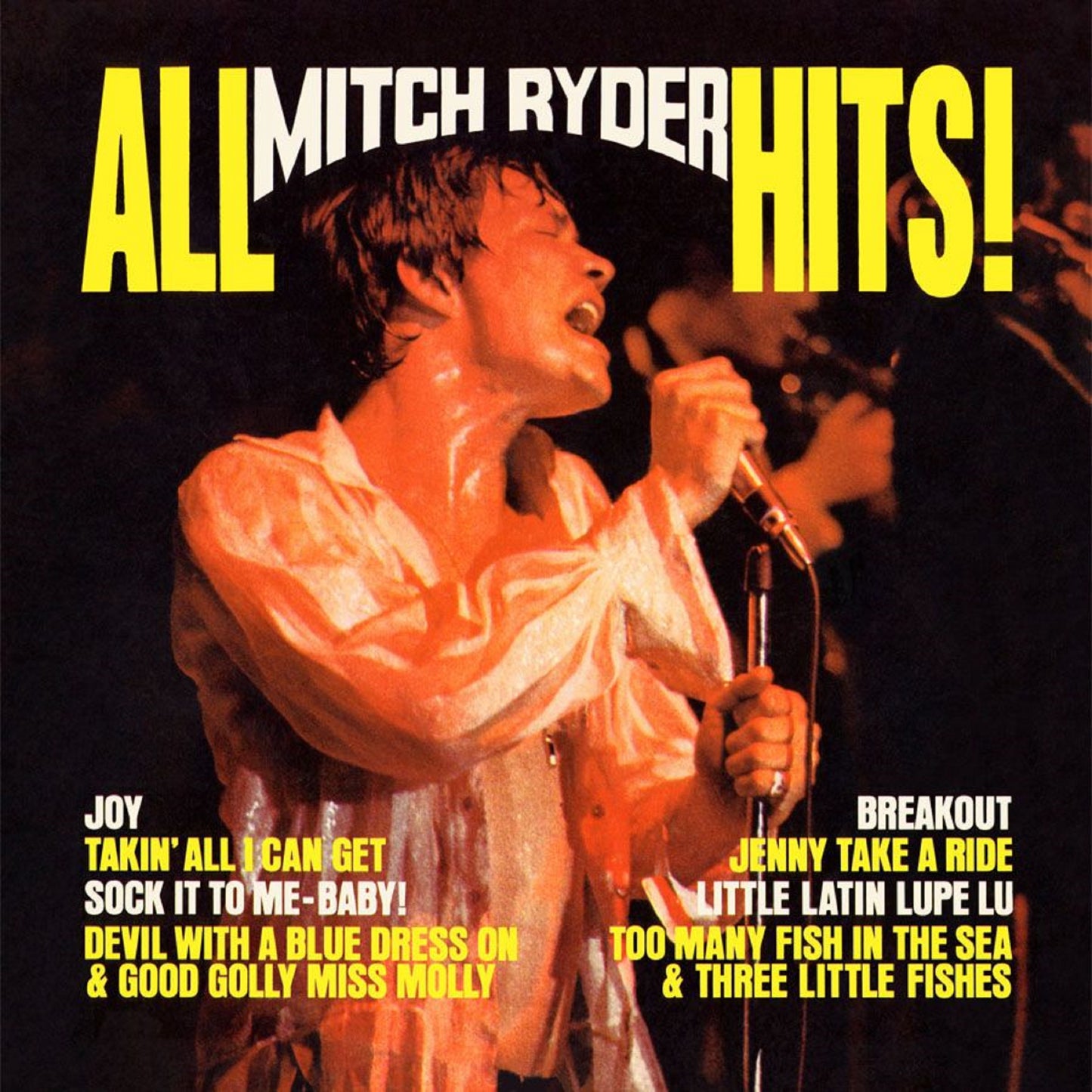 MITCH RYDER & THE DETROIT WHEELS - ALL MITCH RYDER HITS - ORIGINAL NEW VOICE RECORDINGS 180 GRAM Vinyl LP