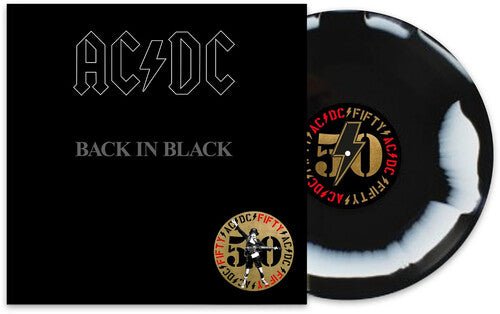AC/DC - BACK IN BLACK Black & White Marble Vinyl LP