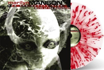 MARILYN MANSON AND THE SPOOKY KIDS - BIRTH OF THE ANTICHRIST Clear Splatter Vinyl LP