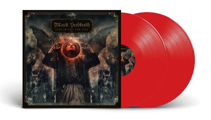 BLACK SABBATH - LIVE IN THE USA 1974 RED Vinyl LP