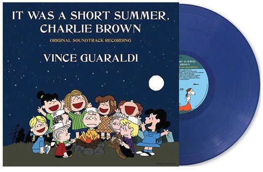 GURALADI,VINCE - IT WAS A SHORT SUMMER, CHARLIE BROWN Blue Vinyl LP