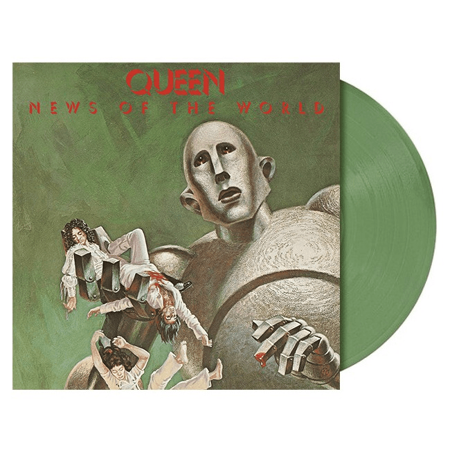 QUEEN - NEWS OF THE WORLD GREEN Vinyl LP