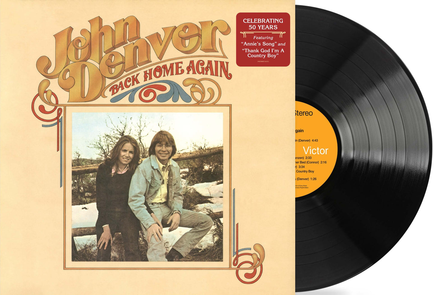 DENVER,JOHN - BACK HOME AGAIN Vinyl LP